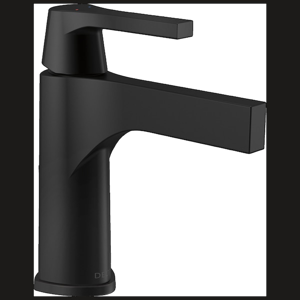 1 or 3-hole 4" installation Hole Single Hole Lavatory Faucet, Matte Black